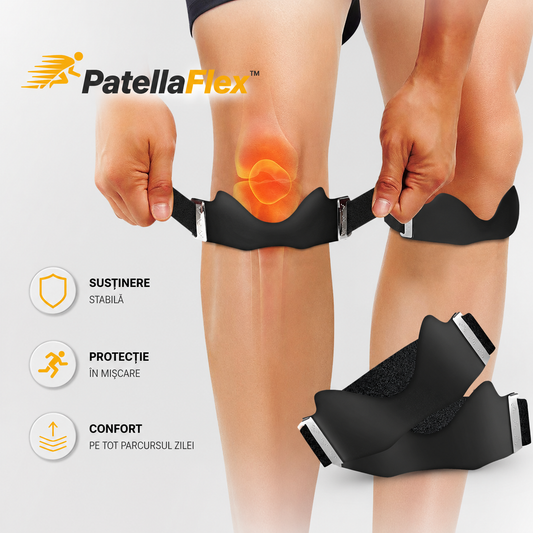 PatellaFlex – Bandă Ortopedică pentru Genunchi