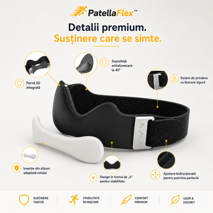 PatellaFlex – Bandă Ortopedică pentru Genunchi