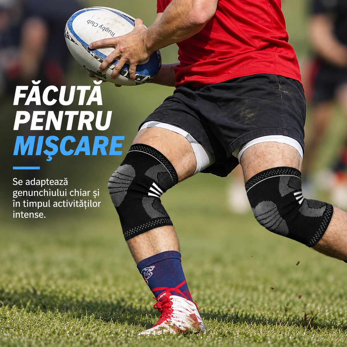 OrthoFit – Genunchieră Ortopedică cu Suport Patelar și Stabilizatori Laterali
