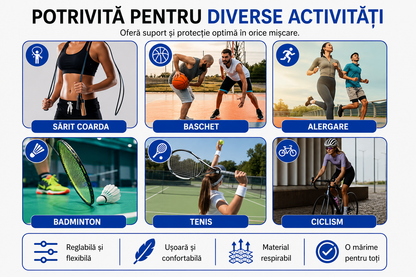 FlexiKnee – Genunchieră Ortopedică cu Suport 360°