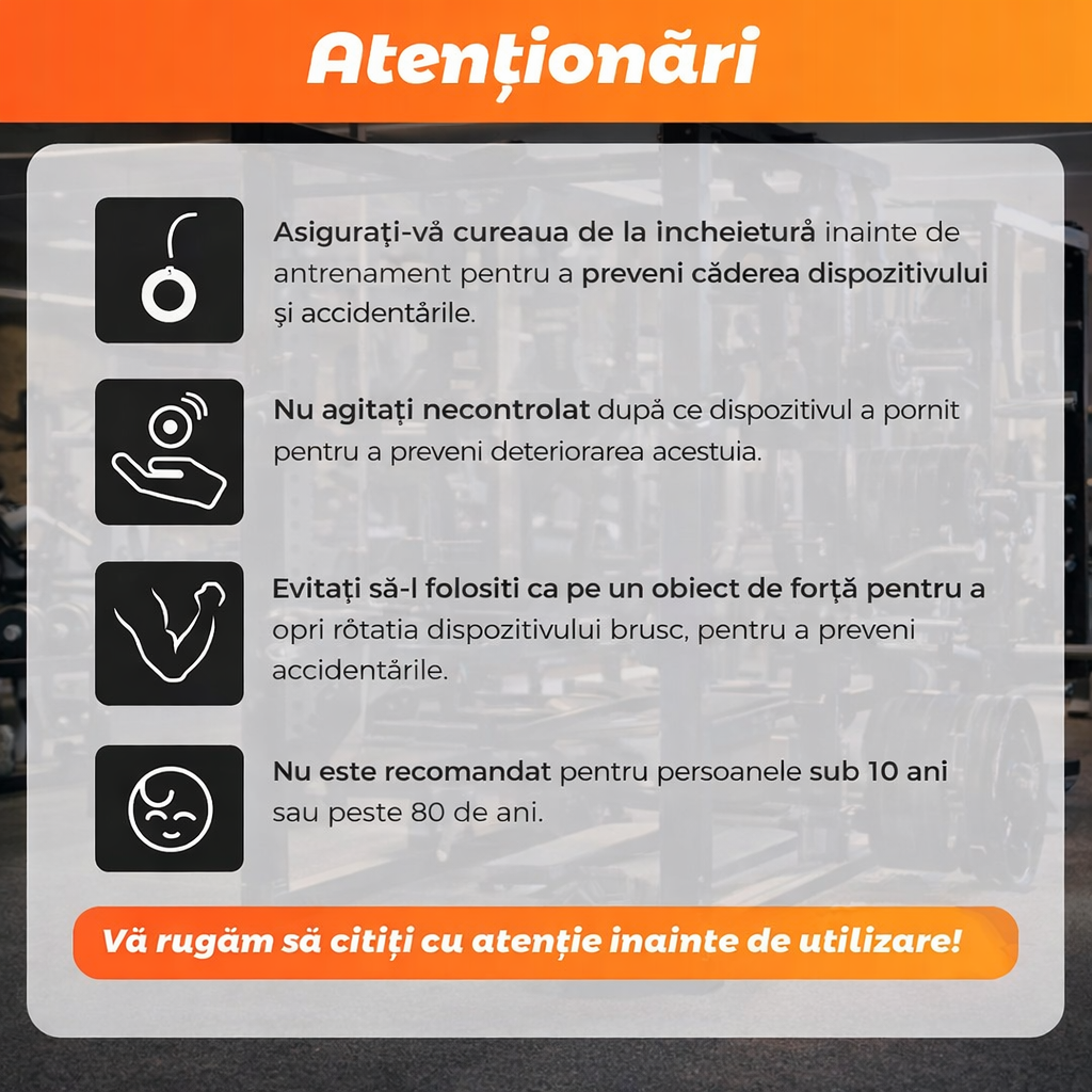 GyroBall Pro – Minge Giroscopică Anti-Stress si Antrenament pentru Mâini